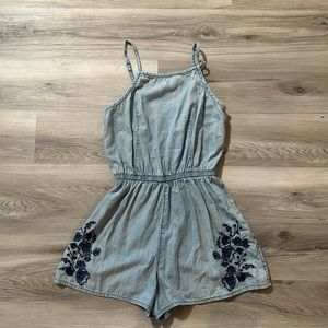 Mossimo Light Blue Romper